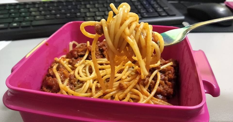 BEKAL SPAGHETTI BOLOGNESE YANG SEDAP