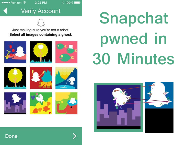Snapchat's new Security feature Hacked in 30 Minutes; CAPTCHA Cracking tool published