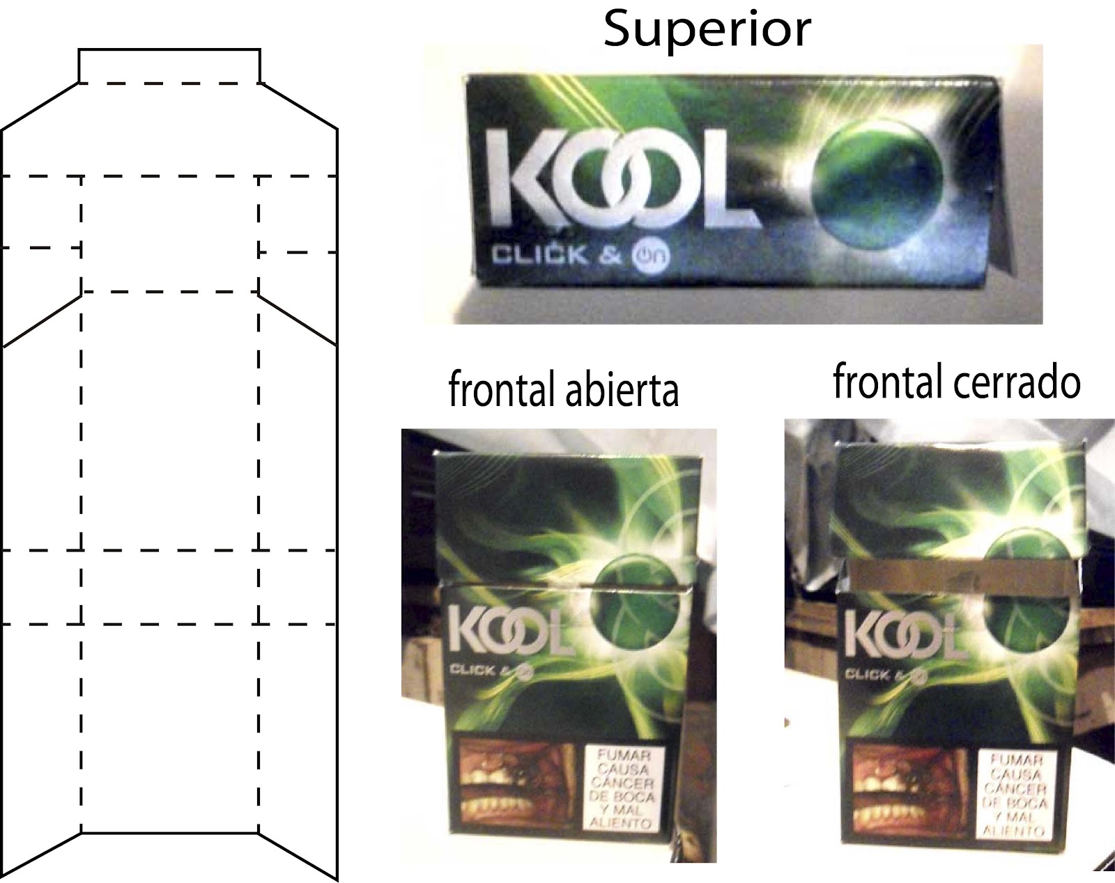 Envases y empaques CAGETILLA CIGARRILLOS