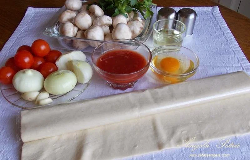 Preparare cusulete cu ciuperci-ingrediente