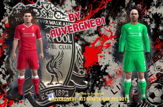 liverpool kit pes 2013