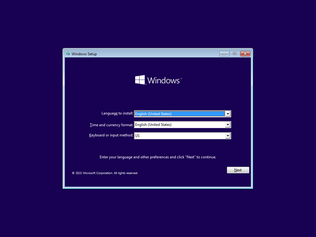Gambar Install Windows10 final