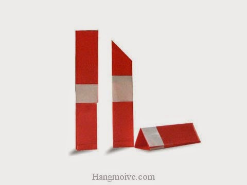 Cách gấp, xếp cái thỏi son môi bằng giấy origami - Video hướng dẫn xếp hình đồ thời trang - How to fold a Lipstick