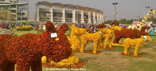 Noida Diary: Floral Arrangement in Animal Forms at the Noida Flowr Show Noida Diary: Floral Arrangement in Animal Forms at the Noida Flowr Show
