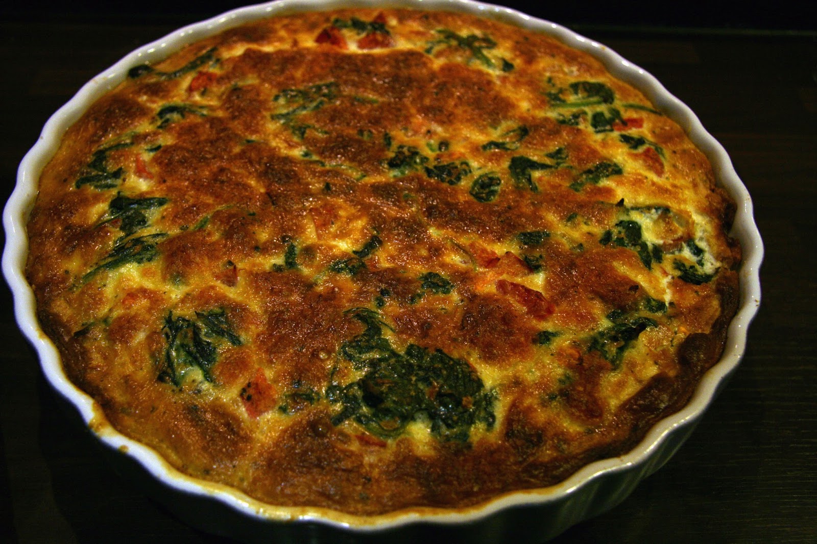 Quiche Z Szpinakiem I Mozzarella Spinach And Mozzarella Quiche