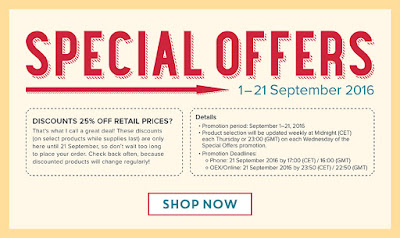 Stampin' Up! UK Special Offers 1-21 September 2016 - Grab them here while you can
