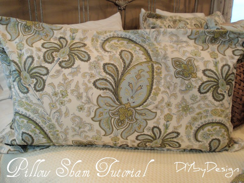 DIY by Design How to Make a King Size Pillow Sham
