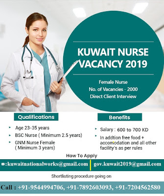 kuwait interview vacancy direct nurse staff client jobs