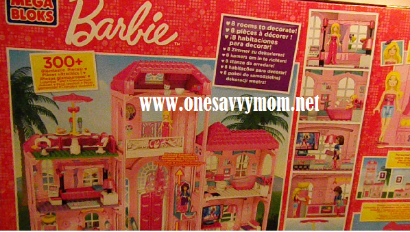 We adore the new Mega Bloks Barbie Build n' Style Luxury Mansion! Mega