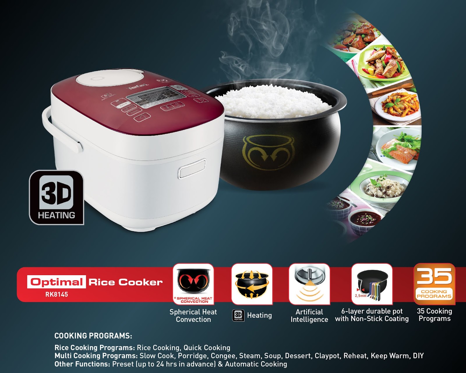tefal rice and slow cooker