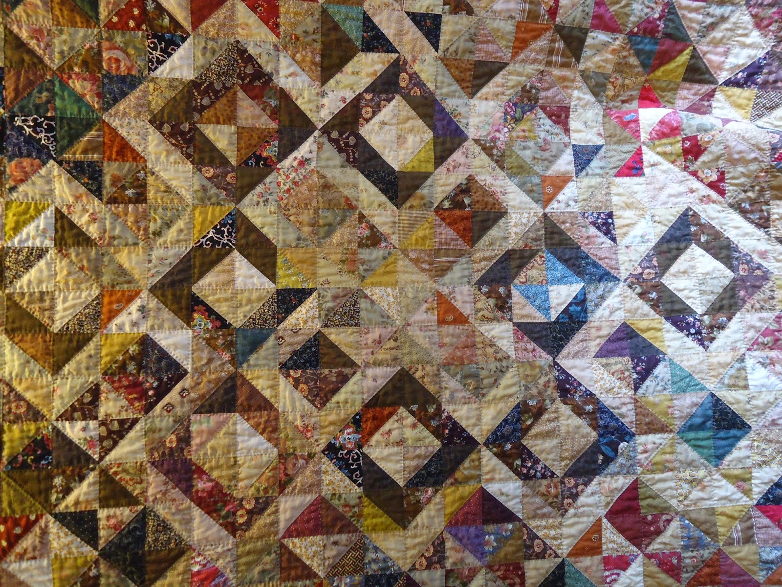 Patricia quilts at home Dutch Quilts in Amsterdam