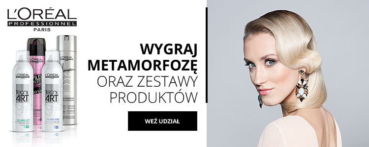 Wygraj metamorfozę oraz zestaw kosmetyków marki L’Oreal Professionnel Konkurs