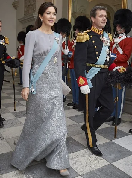Crown Princess Mary wore Ole Yde skirt, Ole Lynggaard skirt, Baum und Pferdgarten skirt