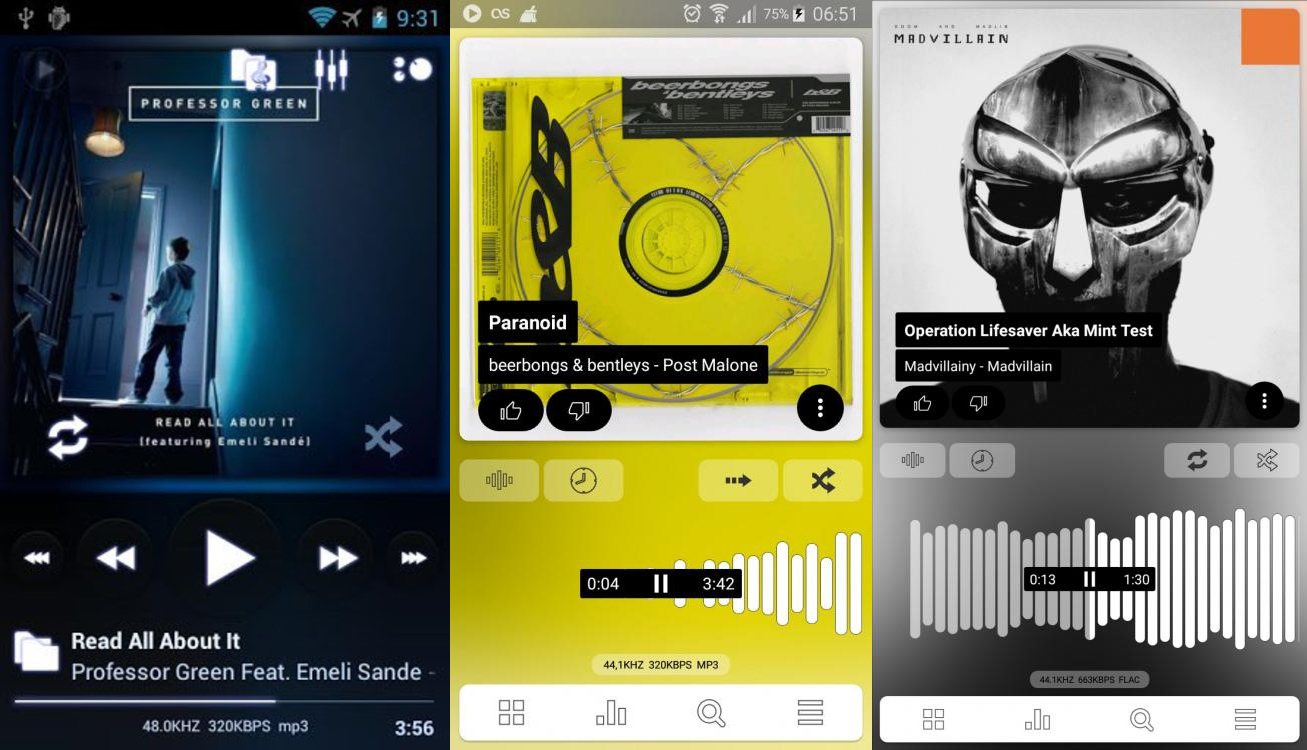 Poweramp Is Back With A New Beta Featuring A Completely New UI, HiRes