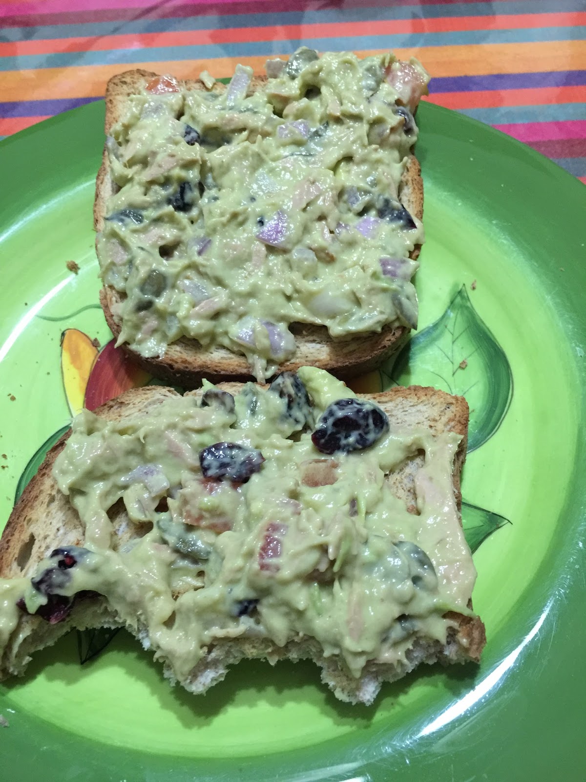 Life is beautiful Tuna Avocado Sandwich