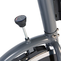 Tension control dial with top down emergency brake on ProGear 100S spin bike