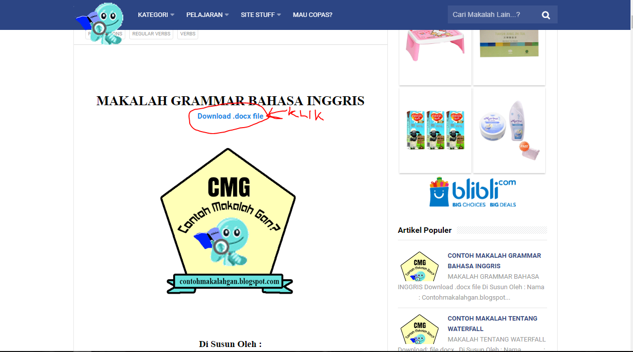 Contoh Makalah Yang Sudah Jadi Mosaicone