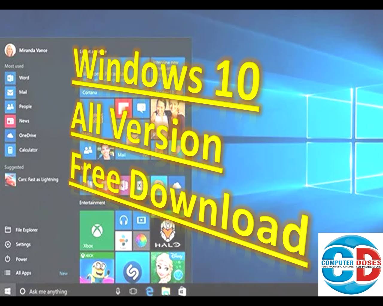 Windows 10 Official All Versions 32 bit & 64 bit with complete