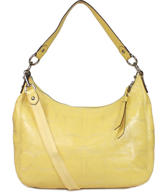 Handbags Haven Enterprise COACH SIGNATURE STRIPE STITCHED PATENT