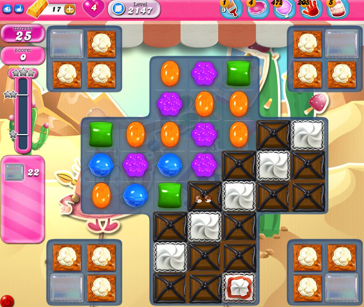 Candy Crush Saga level 2147 Candy Crush Saga level 2147