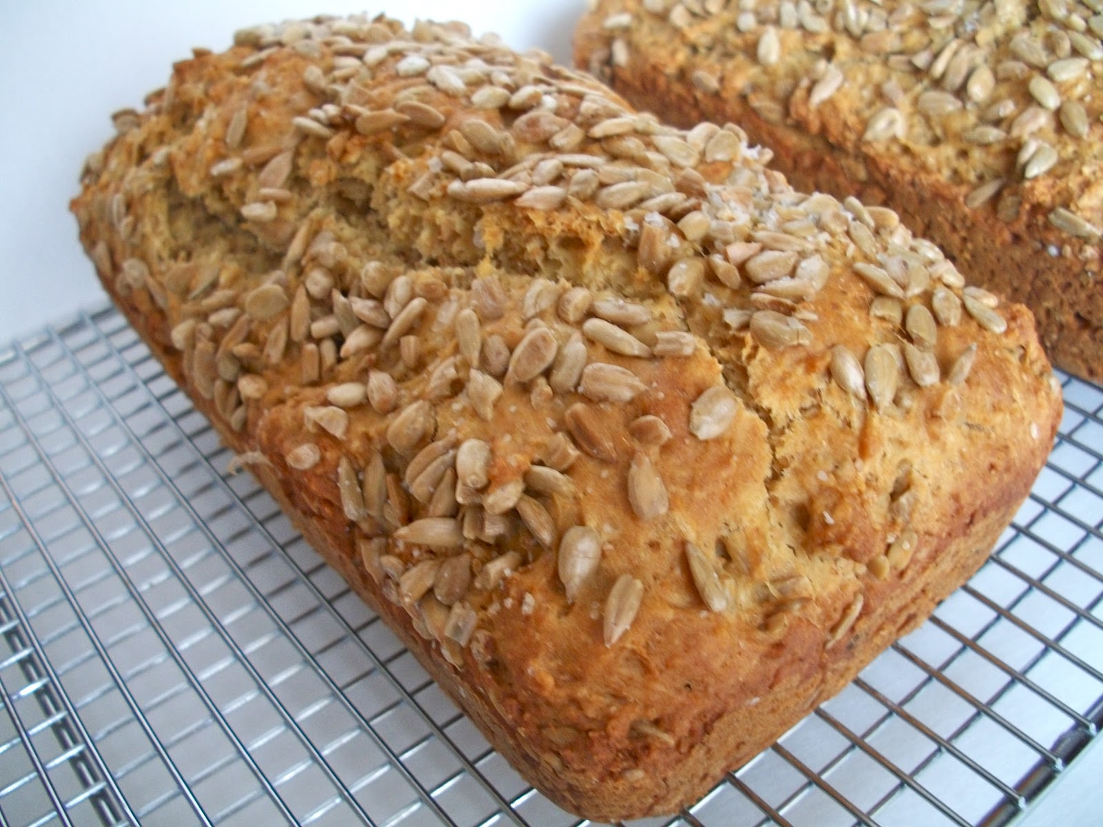 Brooke Bakes Whole Wheat Sunflower Seed Bread