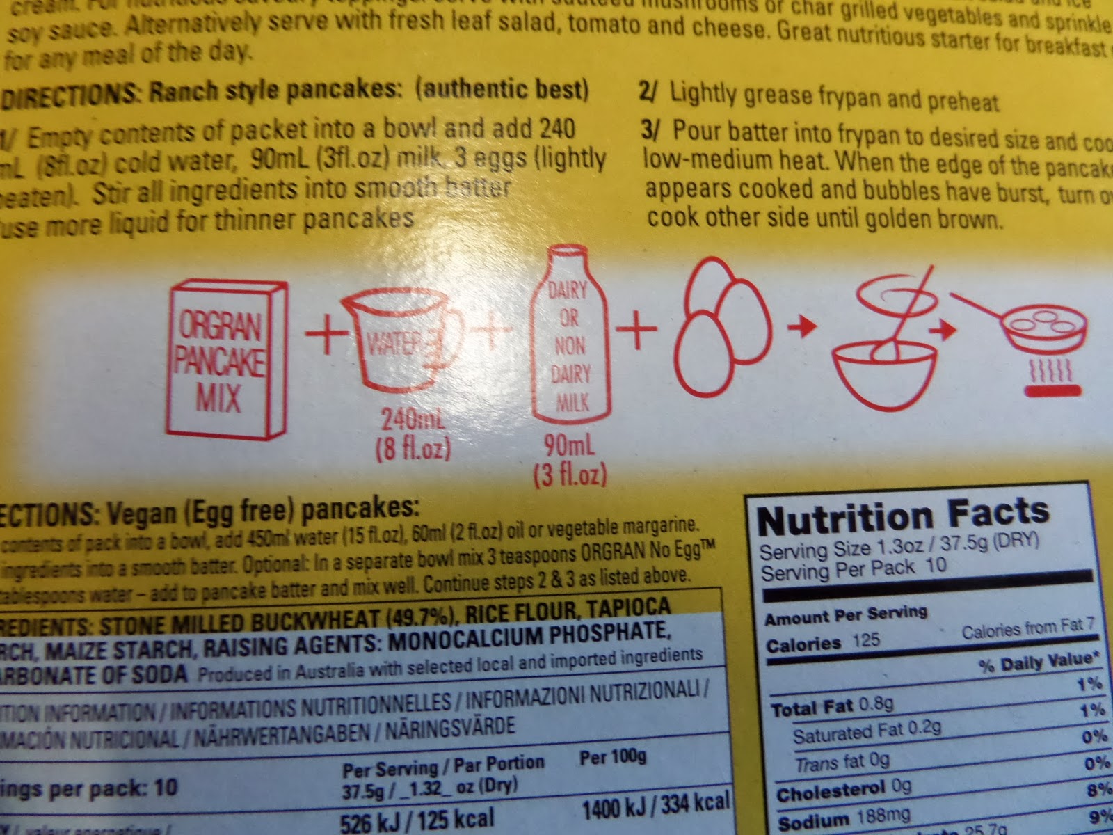 Madhouse Family Reviews Orgran Gluten Free Buckwheat Pancake Mix review