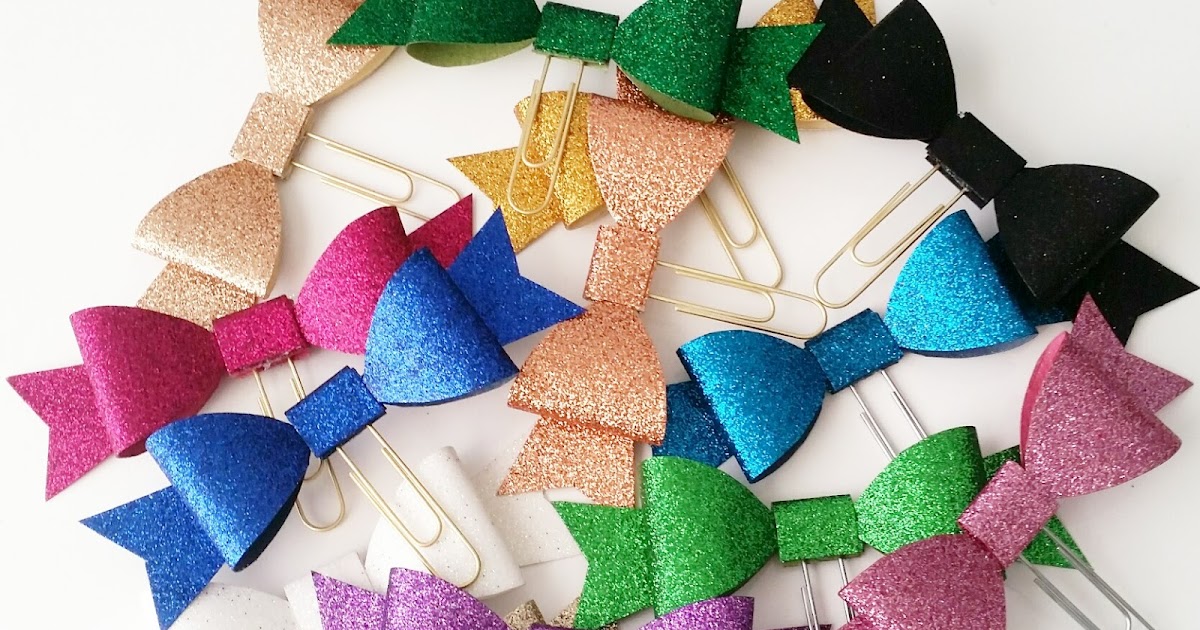 Calendars & Planners Happy Planner Bow Paperclip Planner Bows Filofax