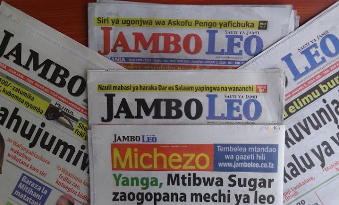 Manji Alinunua Gazeti la Jambo Leo