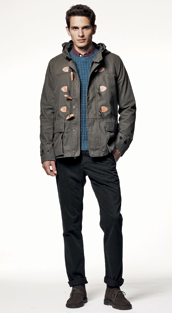 6 Moda: cozy winter clothing for men Gap 2013