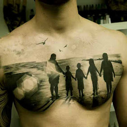 tattoos tattoo chest designs represent tree heart each forearm