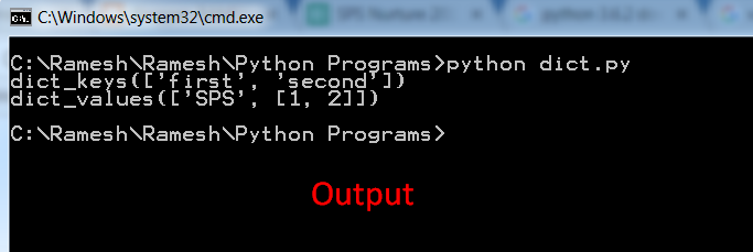 PYTHON BASICS - RAMESH'S BLOG