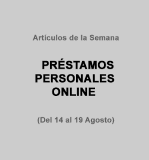 Artículos información y opiniones sobre préstamos personales online