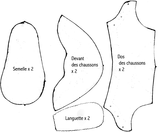 Chausson discount en feutrine