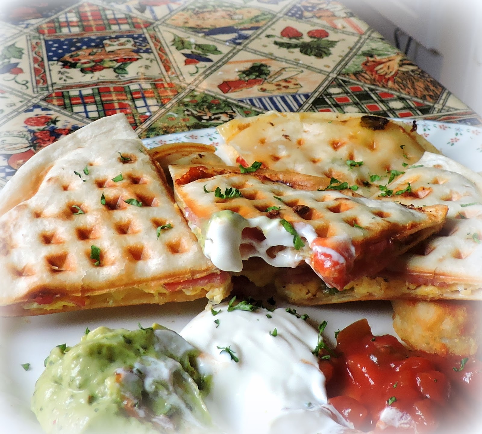 Breakfast Waffle Quesadillas The English Kitchen
