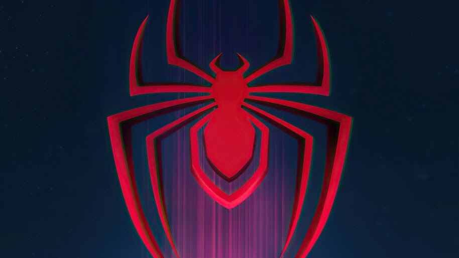 Miles Morales Logo Spider Man Into The Spider Verse 4k 32300