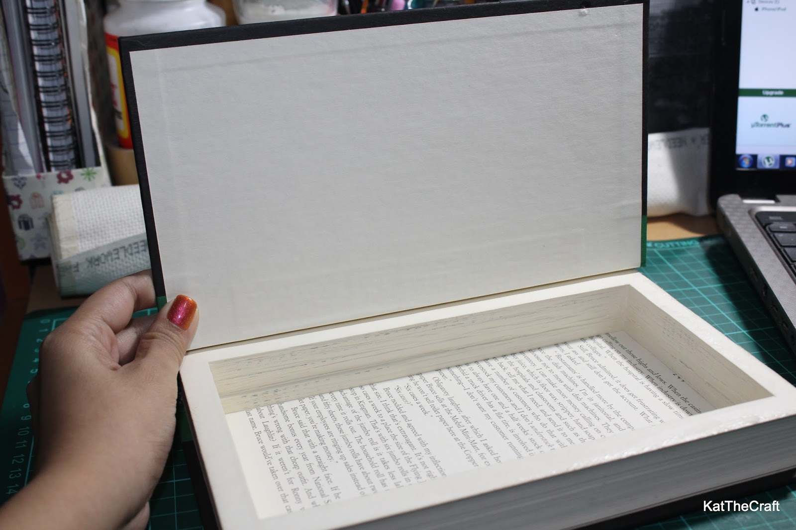 So Many Things to Do, So Little Time Repurposed Book DIY Book Safe