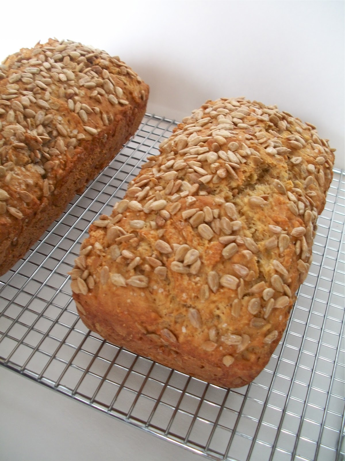 Brooke Bakes Whole Wheat Sunflower Seed Bread