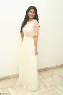 Megha Akash in beautiful Cream Transparent Anarkali Dress at Pre release function of Movie LIE ~ Celebrities Galleries 001
