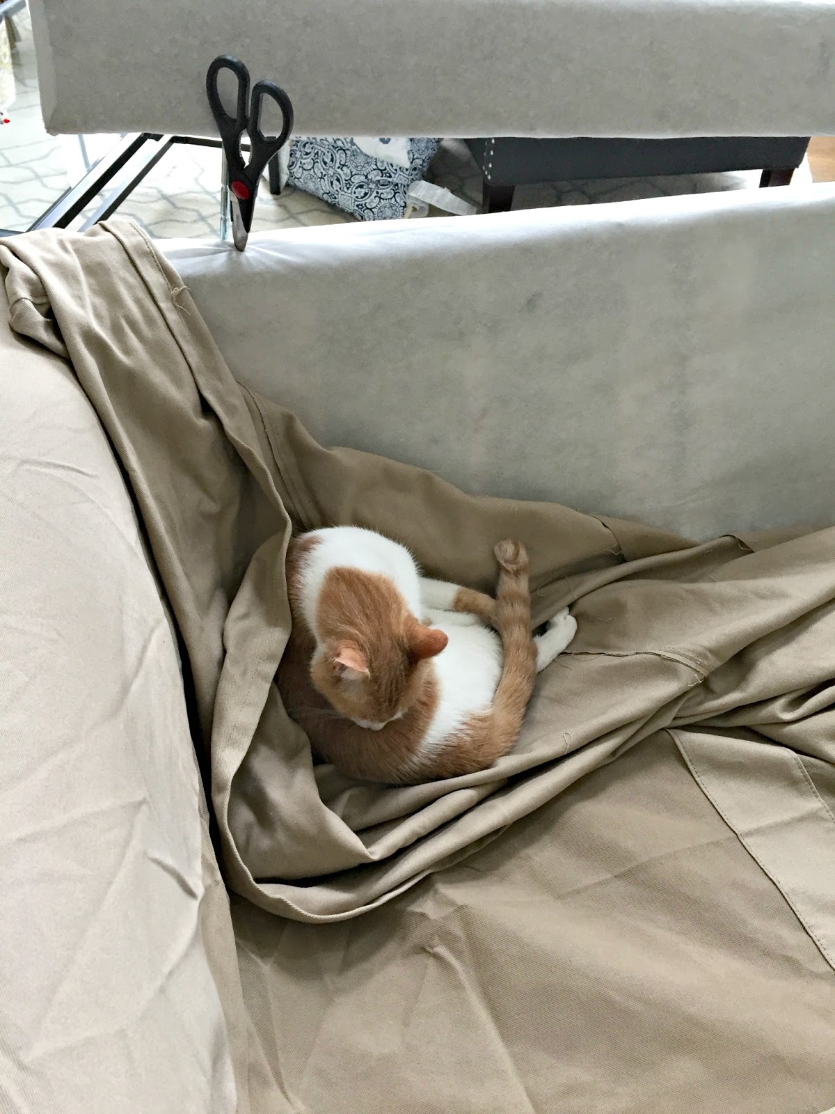 Moving furniture away from the wall Thrifty Decor Chick Thrifty DIY