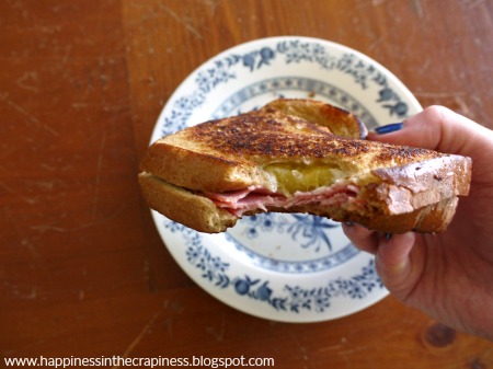 Bumps Along the Way: Grilled Ham & Pineapple Sandwich