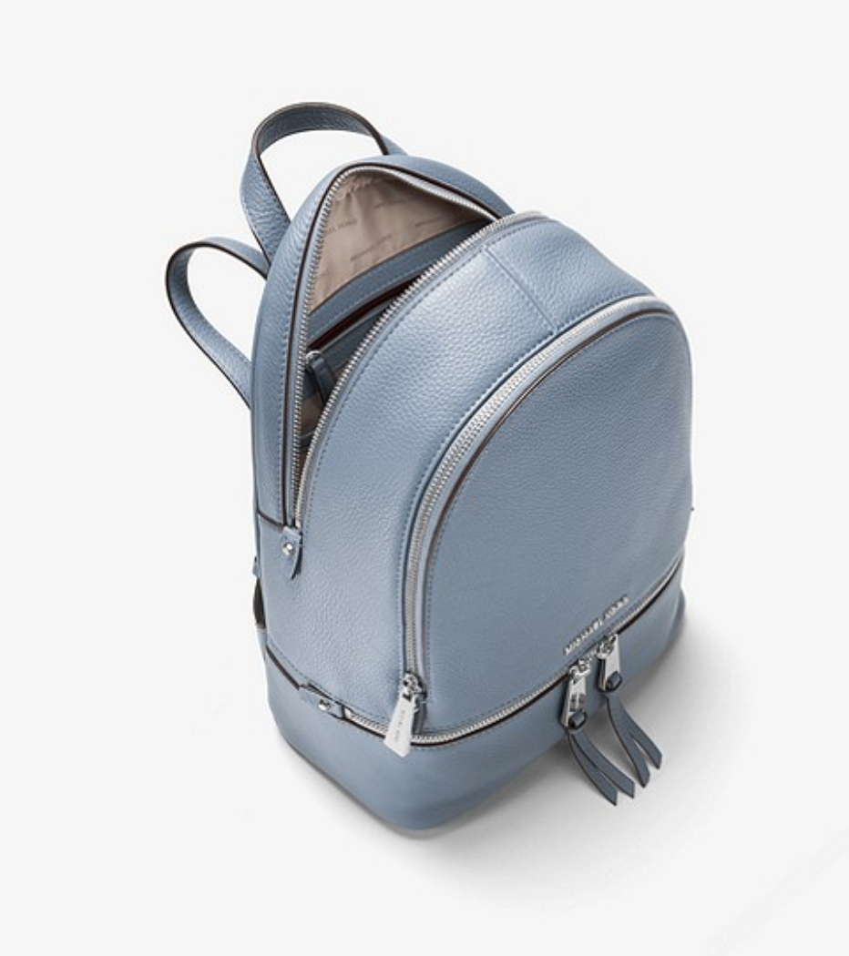 rhea medium leather backpack
