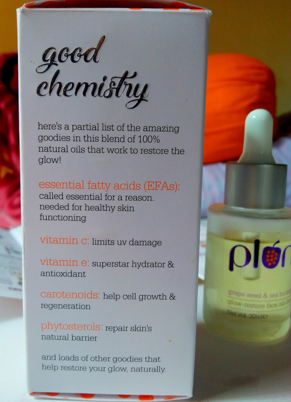Plum Grape Seed & Sea Buckthorn Glow Restore Face Oils Blend Review