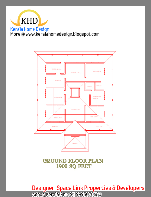 Kerala Nalukettu house plan and elevation - 2750 Sq. Ft | home appliance