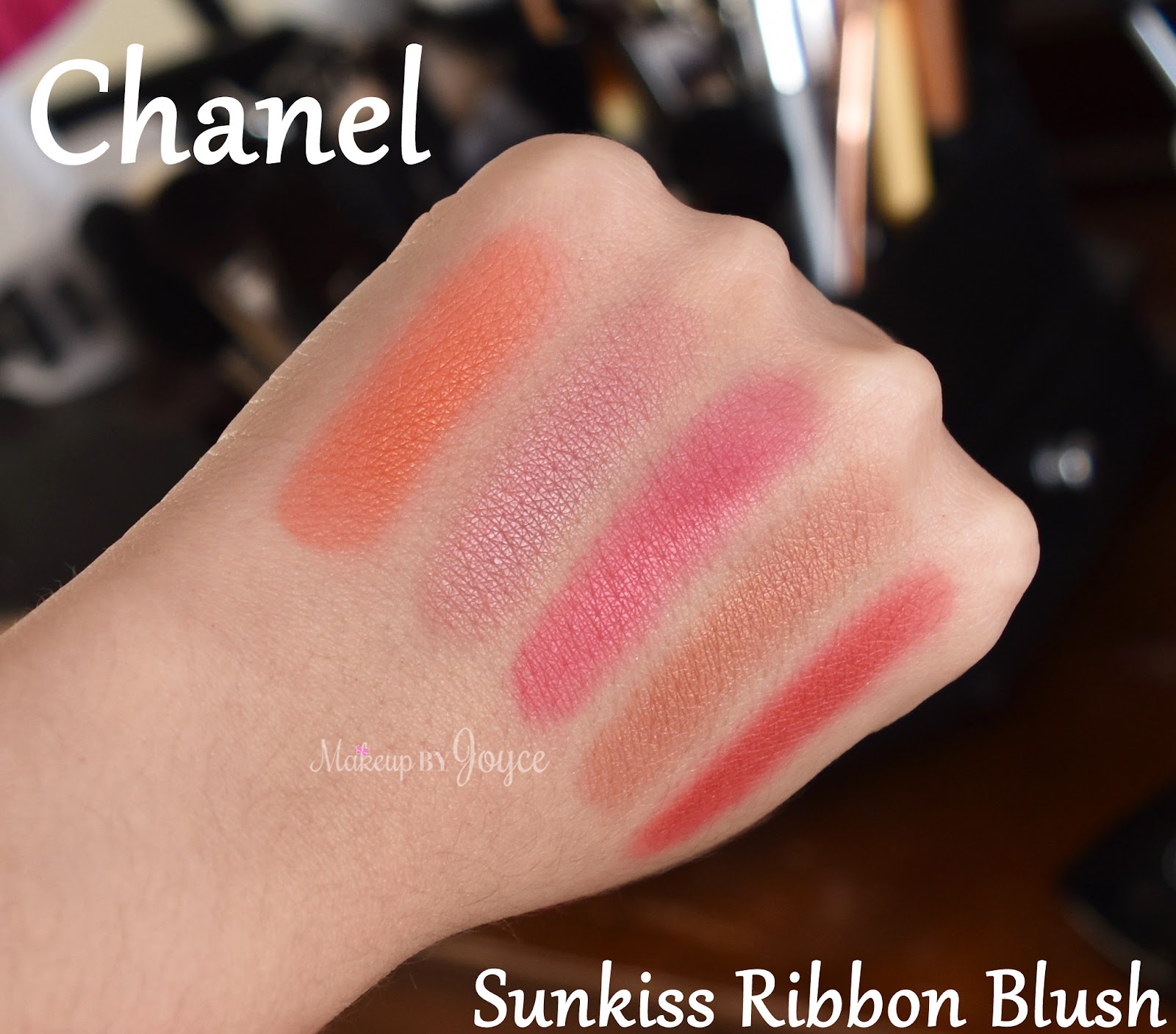 ❤ MakeupByJoyce ❤** !: Review + Swatches - Chanel Sunkiss Ribbon Blush +  Infiniment Illuminating Powder