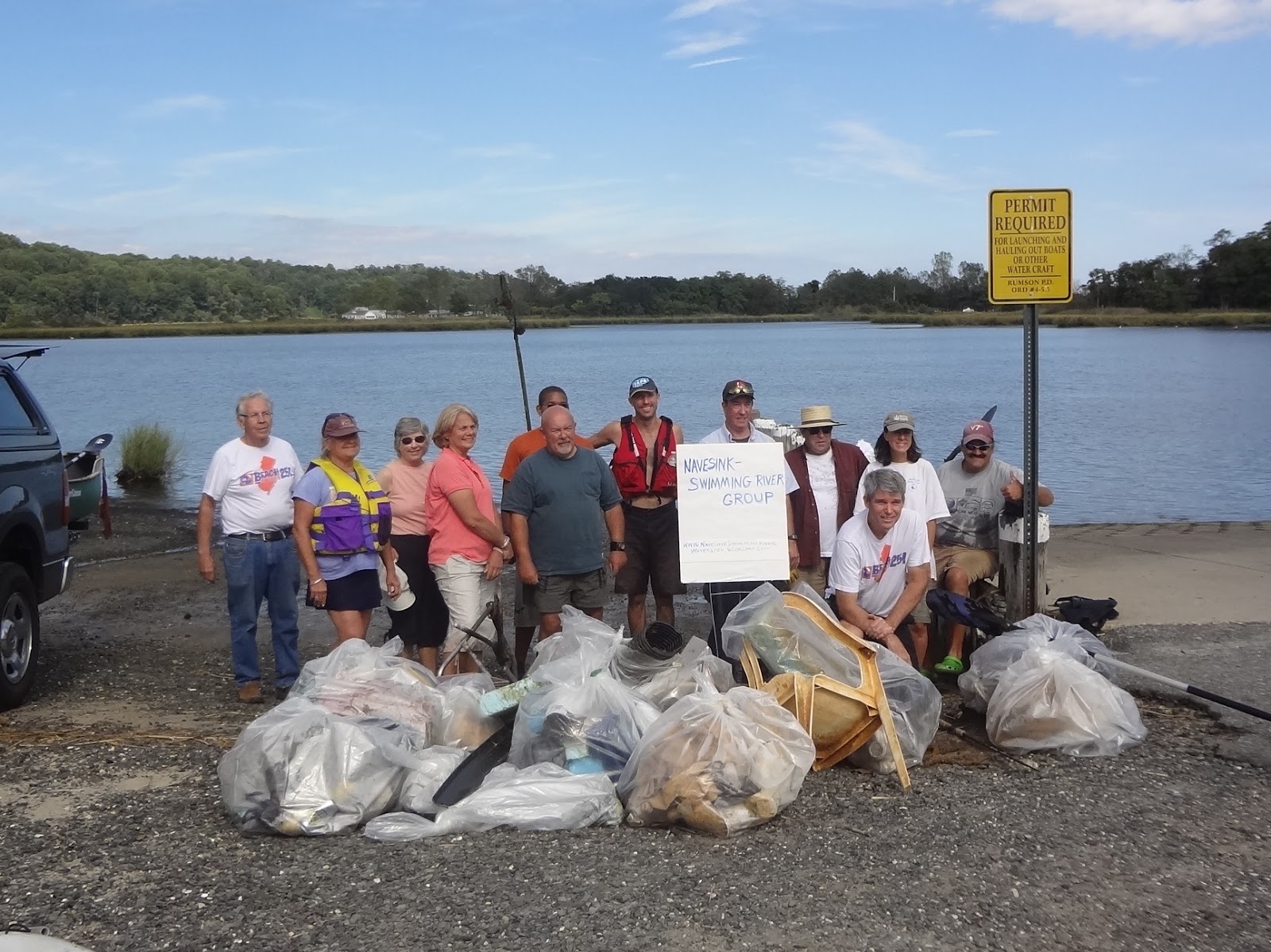 Navesink Swimming River Group NSRG on the Navesink at Rumson 9/16/12
