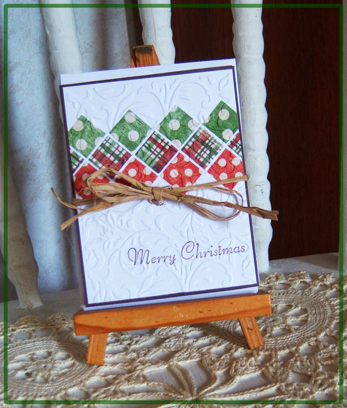 Shoregirl's Creations Country Quilted Christmas Cards