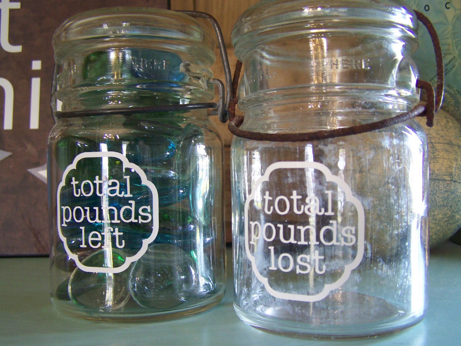 Calculating Blessings Random Acts of Craftiness 8 Weight Loss Jars