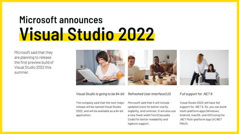 Microsoft announces Visual Studio 2022