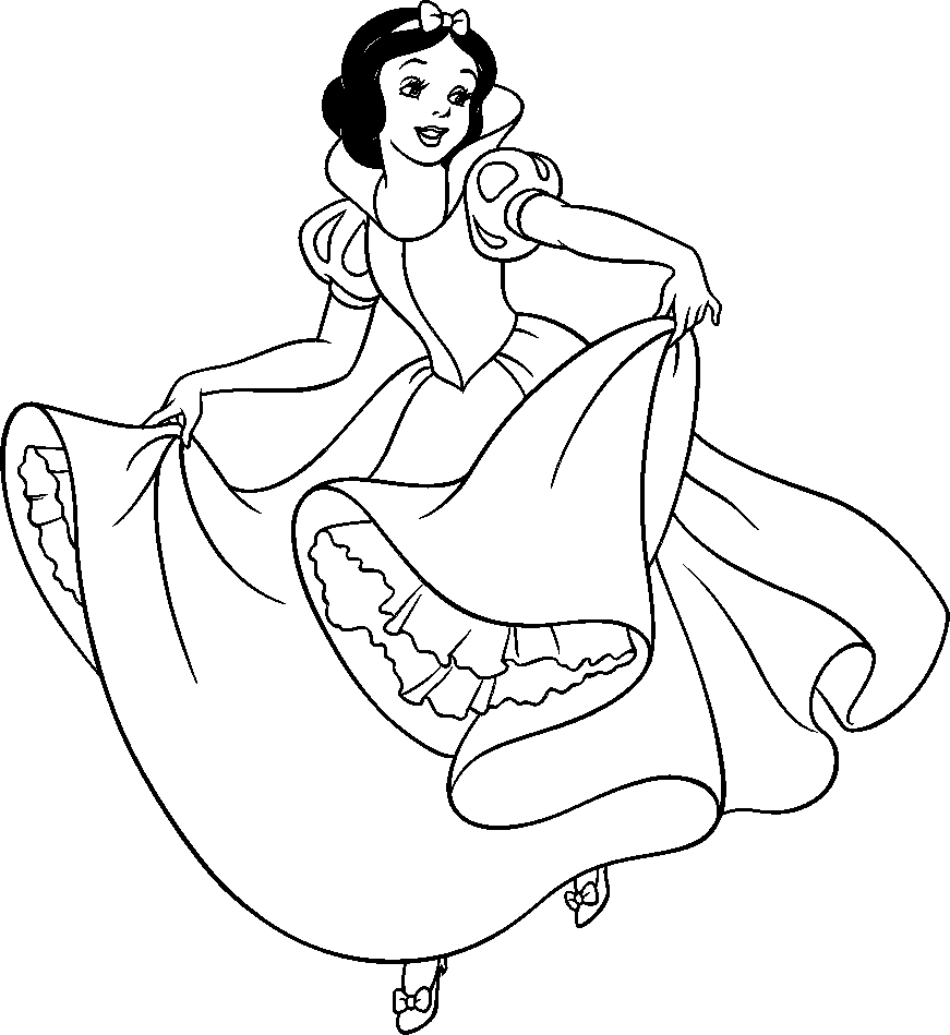 Snow White Coloring Pages Printable | [#] Fresh Coloring Pages
