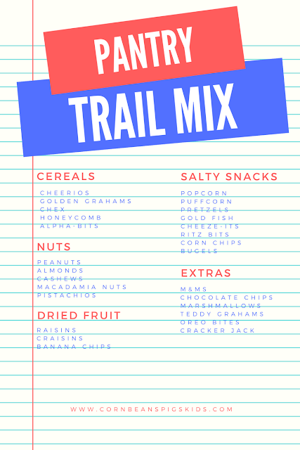 Pantry Trail Mix - Ideas and Recipes for your family, next party or just because